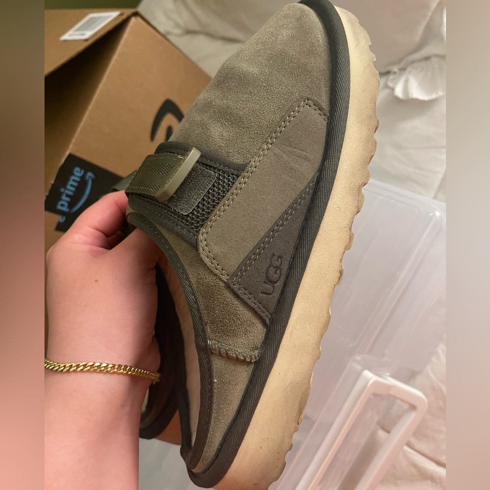 Olive Green Ugg Slippers Unisex